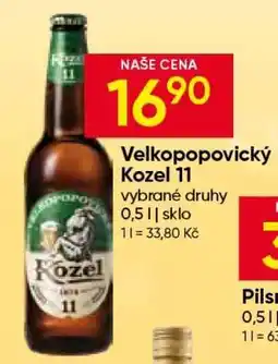 Hruška Velkopopovický Kozel 11 nabídka