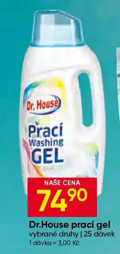 Hruška DR. HOUSE Prací gel nabídka