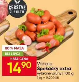Hruška VÁHALA Špekáčky extra nabídka
