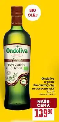 Ondoliva organic Bio olivový olej extra panenský