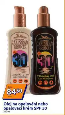Action Olej na opalování nebo opalovací krém SPF 30 nabídka