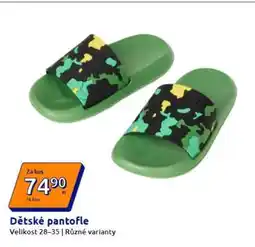 Action DĚTSKÉ PANTOFLE nabídka