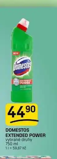 Flop DOMESTOS EXTENDED POWER vybrané druhy nabídka