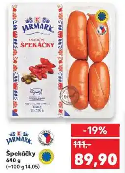 Kaufland Jarmark Špekáčky nabídka