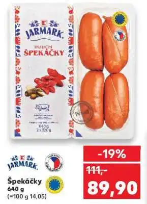 Kaufland Jarmark Špekáčky nabídka