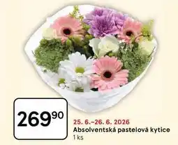 Tesco Absolventská pastelová kytice, 1 ks nabídka