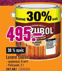 Hornbach Lazurol Classic nabídka