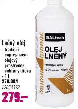 Hornbach Lněný olej nabídka
