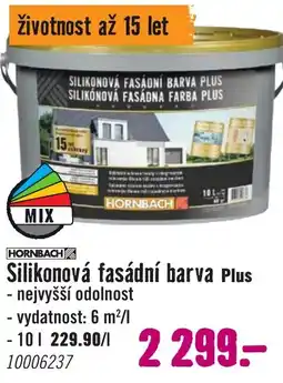 Hornbach Silikonová fasádní barva Plus nabídka