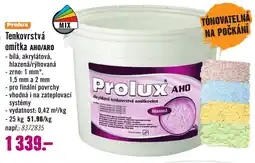 Hornbach Prolux Tenkovrstvá omítka AHO/ARO nabídka
