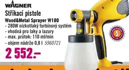 Hornbach Stříkací pistole Wood&Metal Sprayer W100 nabídka