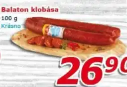 ESO MARKET Balaton klobása nabídka