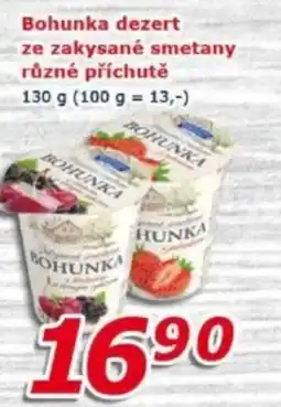 ESO MARKET Bohunka dezert ze zakysané smetany nabídka
