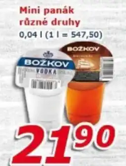 ESO MARKET Mini panák nabídka
