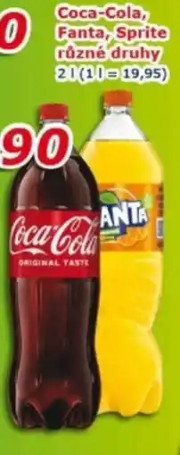 ESO MARKET Coca-Cola, Fanta, Sprite nabídka