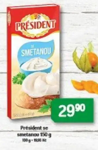 Brněnka Président se smetanou nabídka