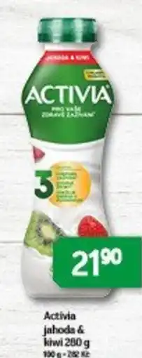 Brněnka Activia jahoda & kiwi nabídka
