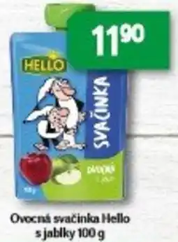 Brněnka Ovocná svačinka Hello s jablky nabídka
