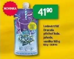 Brněnka Ledová třišť Dracula příchuť kola, jahoda. vanilka nabídka