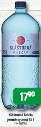 Brněnka Kláštorná kalcia jemně sycená nabídka