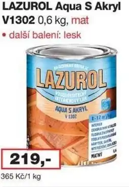 Barevný ráj LAZUROL Aqua S Akryl V1302 nabídka