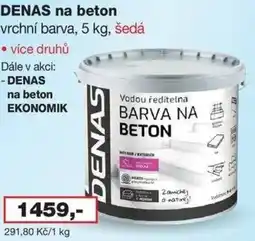 Barevný ráj DENAS na beton vrchní barva nabídka