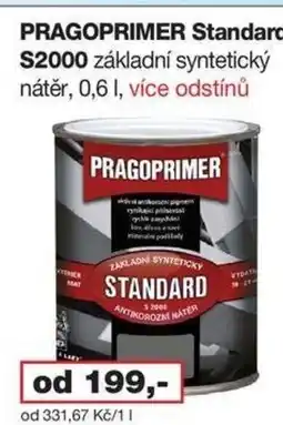 Barevný ráj PRAGOPRIMER Standard S2000 nabídka