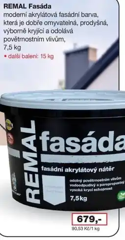 Barevný ráj REMAL Fasáda nabídka