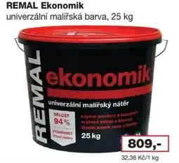 Barevný ráj REMAL Ekonomik univerzální malířská barva nabídka