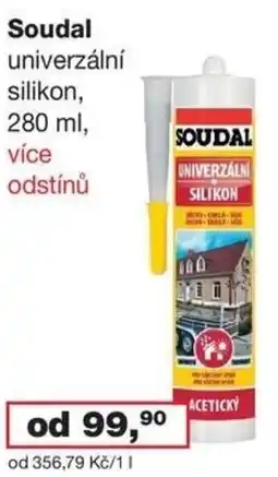 Barevný ráj Soudal univerzální silikon nabídka