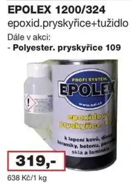Barevný ráj EPOLEX 1200/324 epoxid.pryskyřice+tužidlo nabídka