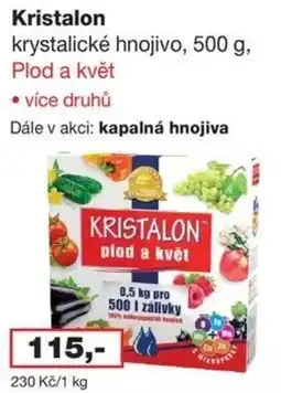 Barevný ráj Kristalon krystalické hnojivo nabídka