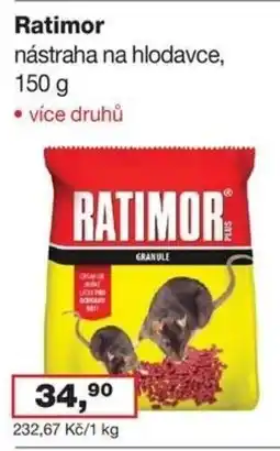 Barevný ráj Ratimor nástraha na hlodavce nabídka
