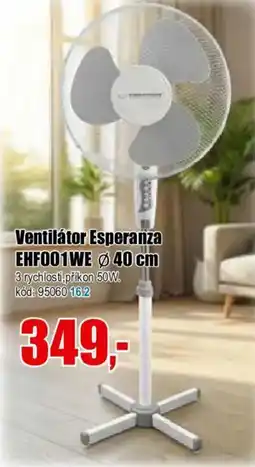 EVA Ventilátor Esperanza EHF001WE nabídka