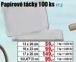 EVA Papírové tácky nabídka