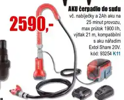 EVA AKU čerpadlo do sudu nabídka