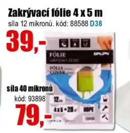 EVA Zakrývací fólie nabídka