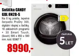 EVA Sušička CANDY GDL 8N2B-S nabídka
