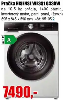 EVA Pračka HISENSE WF3S1043BW nabídka