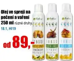 EVA Olej ve spreji na pečení a vaření nabídka