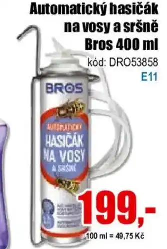 Automatický hasičák na vosy a sršně Bros