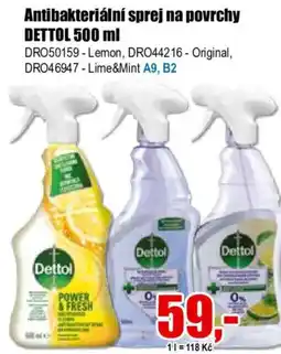 EVA Antibakteriální sprej na povrchy DETTOL nabídka