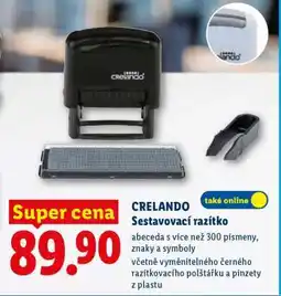 Lidl CRELANDO Sestavovací razítko nabídka