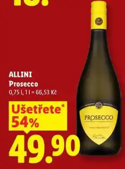 Lidl ALLINI Prosecco nabídka