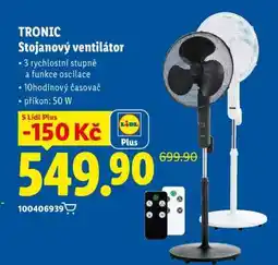Lidl TRONIC Stojanový ventilátor nabídka