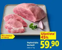 Lidl Vepřová kýta bez kosti nabídka