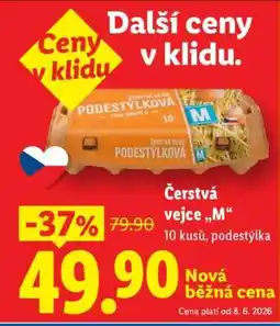 Lidl Čerstvá vejce M nabídka