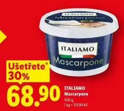 Lidl Italiamo MASCARPONE nabídka