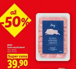 Lidl BIVOJ Šunka nejvyšší jakosti nabídka