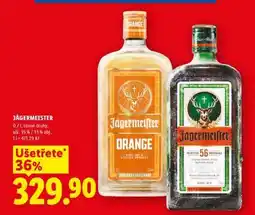 Lidl Jägermeister nabídka